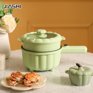 JIASHI 2-3 คน กระทะไฟฟ้า หม้อหุงข้าวไฟฟ้าอเนกประสงค์ กระทะนอนสติ๊ก กระถางหอพักนักศึกษา ความจุขนาดใหญ่ หม้อไฟฟ้า