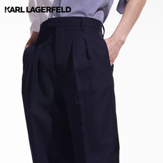 KARL LAGERFELD - CARA LOVES KARL TUXEDO PANTS 226W1064 กางเกงขายาว