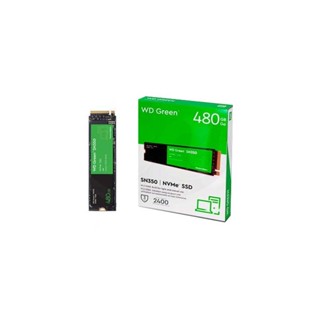 WD SSD 480GB M.2 PCIE GREEN SN350 NVME WDS480G2G0C รับประกัน 3ปี