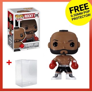 ฟิกเกอร์ Funko Pop Movies: Rocky - Clubber Lang พร้อมตัวป้องกัน ของเล่นสําหรับเด็ก