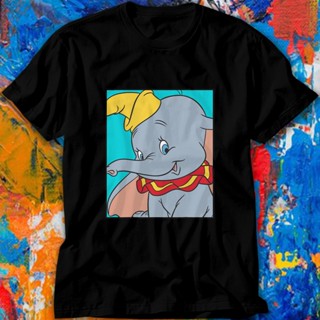 เสื้อยืด พิมพ์ลาย Dumbo Portrait Box คุณภาพสูง หลากสี