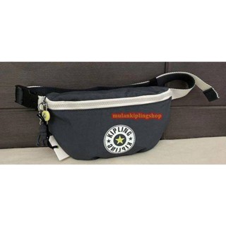 ส่งฟรี EMS Kipling New Fresh  Waist Pack - Grey Slate Bl  คาดอก คาดเอวได้