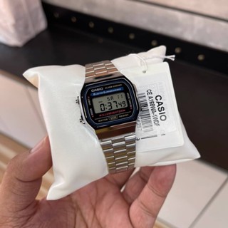 🎁CASIO STANDARD A168WA-1W ของแท้ 100% พร้อมส่ง ประกัน1ปี