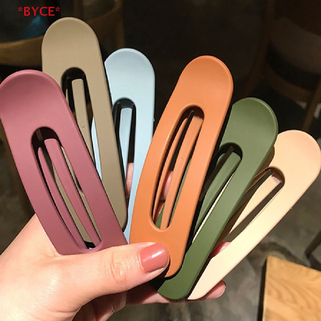 BYCE>สําหรับผู้หญิงขนาดใหญ่Matte Hairpins Bangs Barrettesสาวอุปกรณ์เสริมผมใหม่