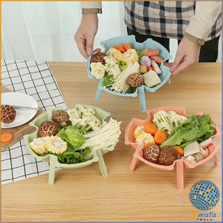 Tmala สามารถซ้อนทับได้ ถาดวางผลไม้ ถาดชาบู  Hot pot side dish