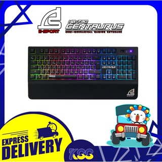 คีย์บอร์ดเกมมิ่งราคาถูก SIGNO KB-730 CENTAURUS SEMI MECHANICAL (RGB LED) (EN/TH) ประกัน 2 ปี