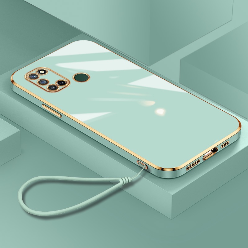 เคสโทรศัพท์ เคส OPPO Realme 7I C17 RMX2103 RMX2101 ซิลิกาเจลไฟฟ้า