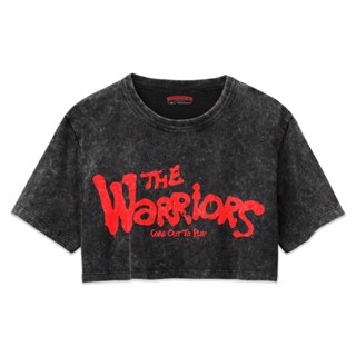 เสื้อยืดแขนสั้น พิมพ์ลาย The WARRIORS CROP TOP/CROP สําหรับผู้ชาย