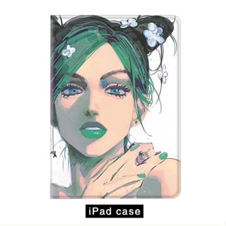 JOJO empty bar Xu Lun เคสไอแพด air 4 5 mini 1/2/3/4/5/6 10.2 gen 7 8 9 gen10 เคส 20/21/22 pro 11 tri-fold case pen slot