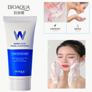 💦Bioaqua โฟมล้างหน้าอะมิโนเอซิด Amino Acid Facial Cleansing 60G.