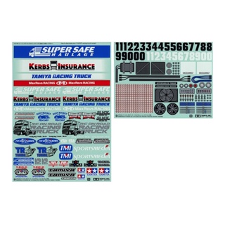 [ชุดแต่งรถบังคับ] TAMIYA 54844 OP.1844 Marking Stickers (for 1/14 R/C Racing Trucks) ชุดแต่งทามิย่าแท้ rc