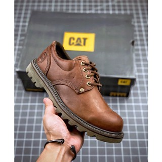 Catfootwear.CAT รองเท้า Martin สำหรับผู้ชาย รองเท้าบู๊ตลำลองต่ำ บู๊ทส์ความปลอดภัยหัวเหล็ก