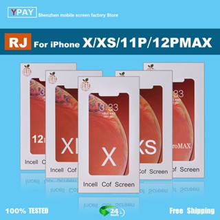 【พร้อมส่ง】หน้าจอสัมผัสดิจิทัล Lcd RJ แบบเปลี่ยน สําหรับ iPhone X XS Max 11 12