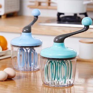 Manual Whisk Cream Household Small Semi-Automatic Egg White Milk Foam Cake Egg Whirling Machine Kitchen Accessories coci