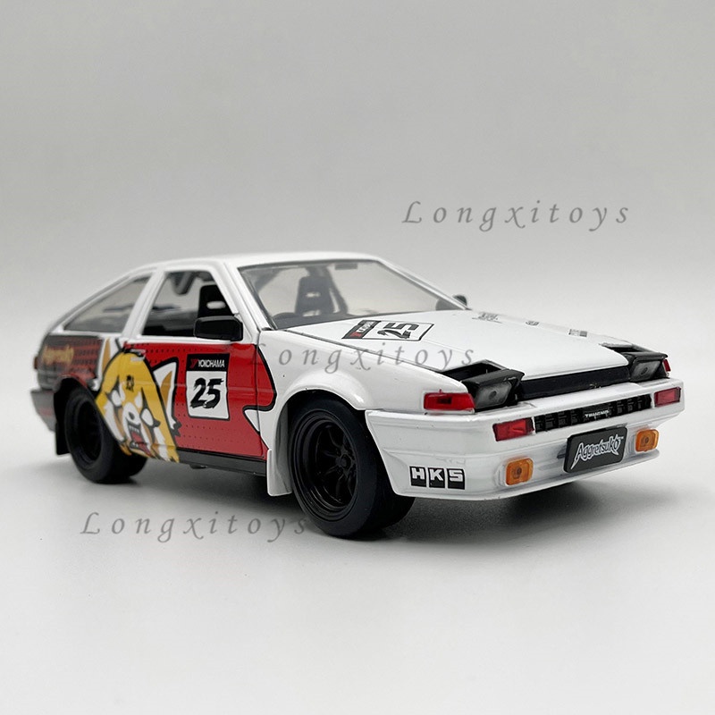 Jada 1:24 โมเดลรถเหล็กของเล่น Fast and Furious Trueno Replica Miniature Collection