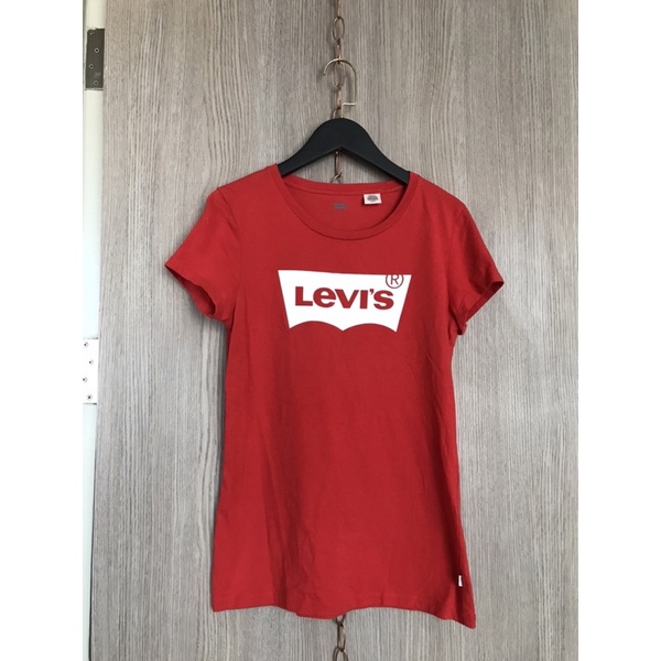 Levi’s แท้ มือสอง เสื้อยืดคอกลมผู้หญิง Size S