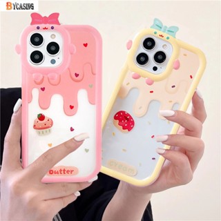 เคสโทรศัพท์มือถือ TPU นิ่ม ลายไอศกรีม สตรอเบอร์รี่ เค้ก มอนสเตอร์ โดนัท แฟชั่น สําหรับ IPhone 11 XR 6 6S 7 8 Plus 13 12 14 Pro MAX 14 Plus 11Pro MAX X XS MAX SE 2020