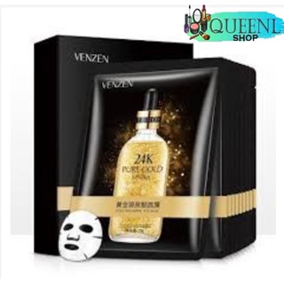 store16888Venzen 24K Pure Gold Hydra Maskมาส์กหน้า​ สำหรับผิวมีริ้วรอย ผิวโทรม​ หมองคล้ำ NO.COS017