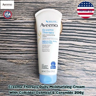 Aveeno® Eczema Therapy Daily Moisturizing Cream With Colloidal Oatmeal &amp; Ceramide 206g อาวีโน่  ครีมบำรุงผิว