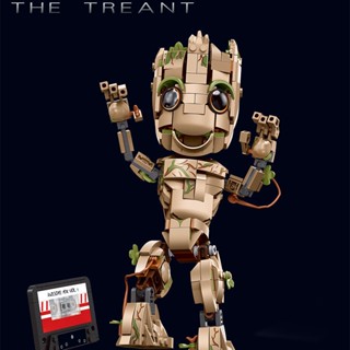 [พร้อมส่ง] บล็อกตัวต่อเลโก้ Groot Little Tree Man Mecha Galaxy Guard Avengers ของเล่นสําหรับเด็ก 76217