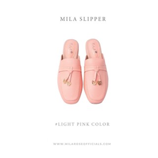 รองเท้าหนังแกะแท้แบบเปิดส้นSlipper5388Heel0.5cm Size38-40