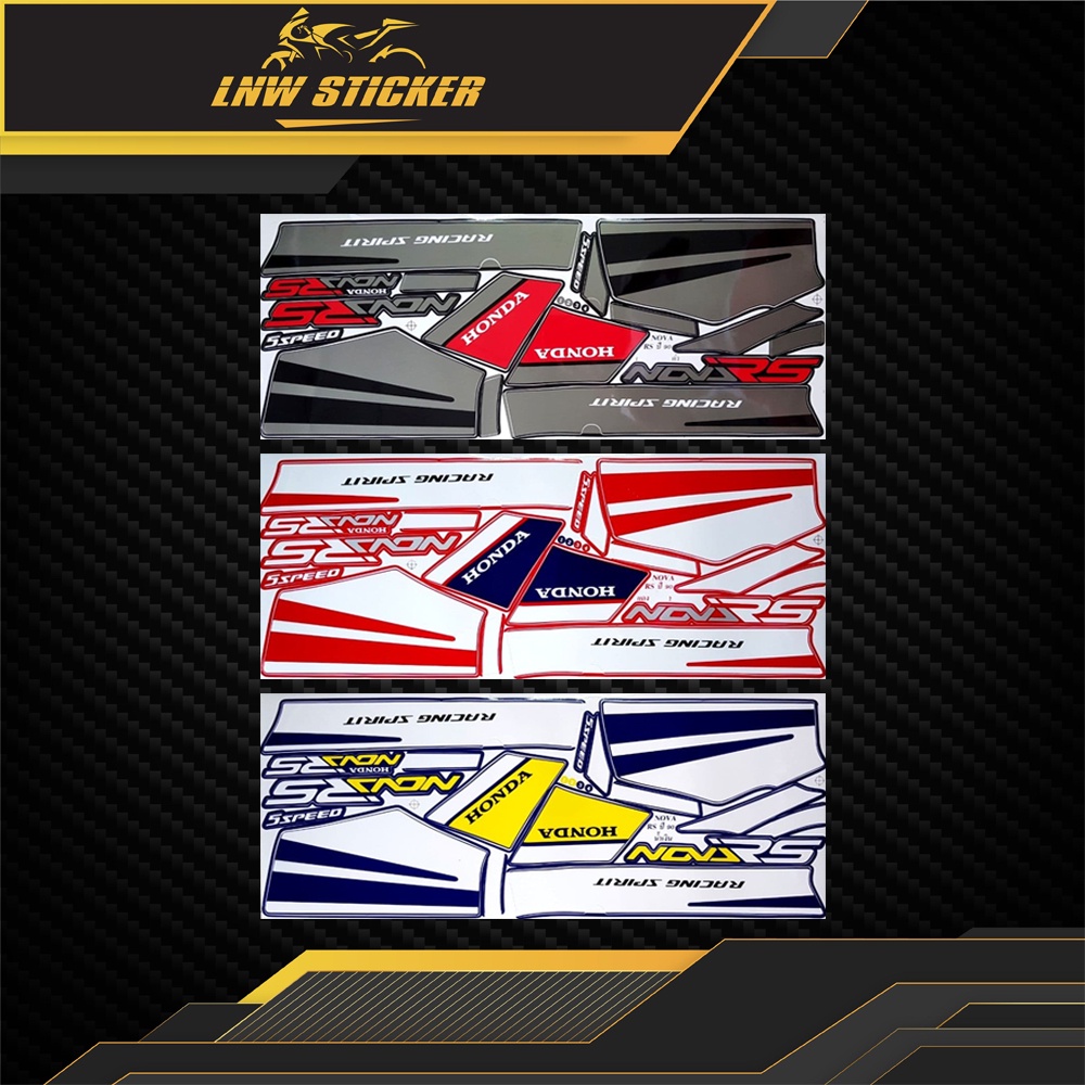 สติ๊กเกอร์ Nova RS ปี90 สติ๊กเกอร์ โนวา RS ปี1990