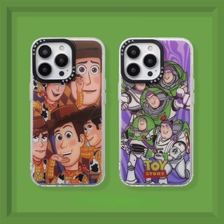 【เคสแข็ง】เคสโทรศัพท์มือถือ ลาย Buzz Lightyear Woody ไล่โทนสี สําหรับ iPhone 14 13 12 Pro max 13Pro 12Pro 12 iPhone 11