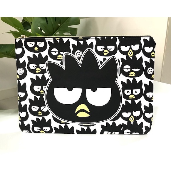 BAD BADTZ เก็บเอกสาร กระเป๋าเอกสาร ซองเอกสาร อย่างดี มีผ้าซับด้านใน ลาย BADTZ ขนาด 35x25x2 cm สีสดใส สวยงาม MANOPNEST