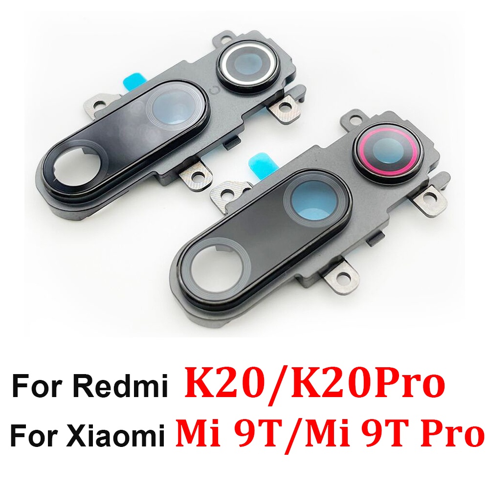 กล้องด้านหลังเลนส์กล้องฝาครอบกระจกกรอบโลหะสําหรับ Xiaomi Mi 9T Pro Redmi K20 Pro