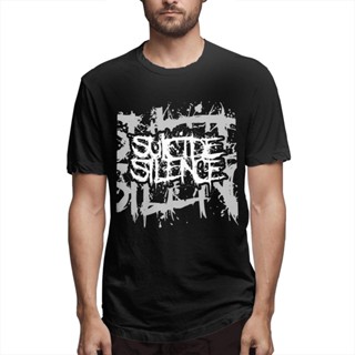 เสื้อยืดครอป {พร้อมส่ง เสื้อยืดแขนสั้น พิมพ์ลาย Kkdskkds Suicide Silence Pop พลัสไซซ์ ของขวัญวันเกิด สําหรับผู้ชาย