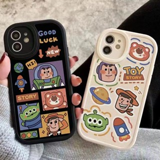 สำหรับ เคส iPhone 14 13 11 12 Pro Max Toy Story Case สำหรับ iPhone 13 11 12 Pro Max XR X XS 7 8 Plus 6 6S SE i7Plus ปลอกการ์ตูนน่ารัก Toy Story กล้องป้องกันเลนส์ซิลิโคนฝาครอบโทรศัพท์ 14Pro 13Pro 12Pro max iPhone case