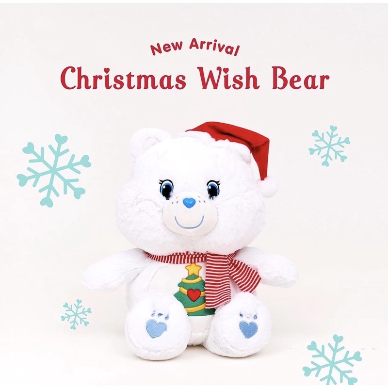 Christmas Wishes Bear สีขาวซานต้า (Christmas Collection) ลิขสิทธิ์แท้100%