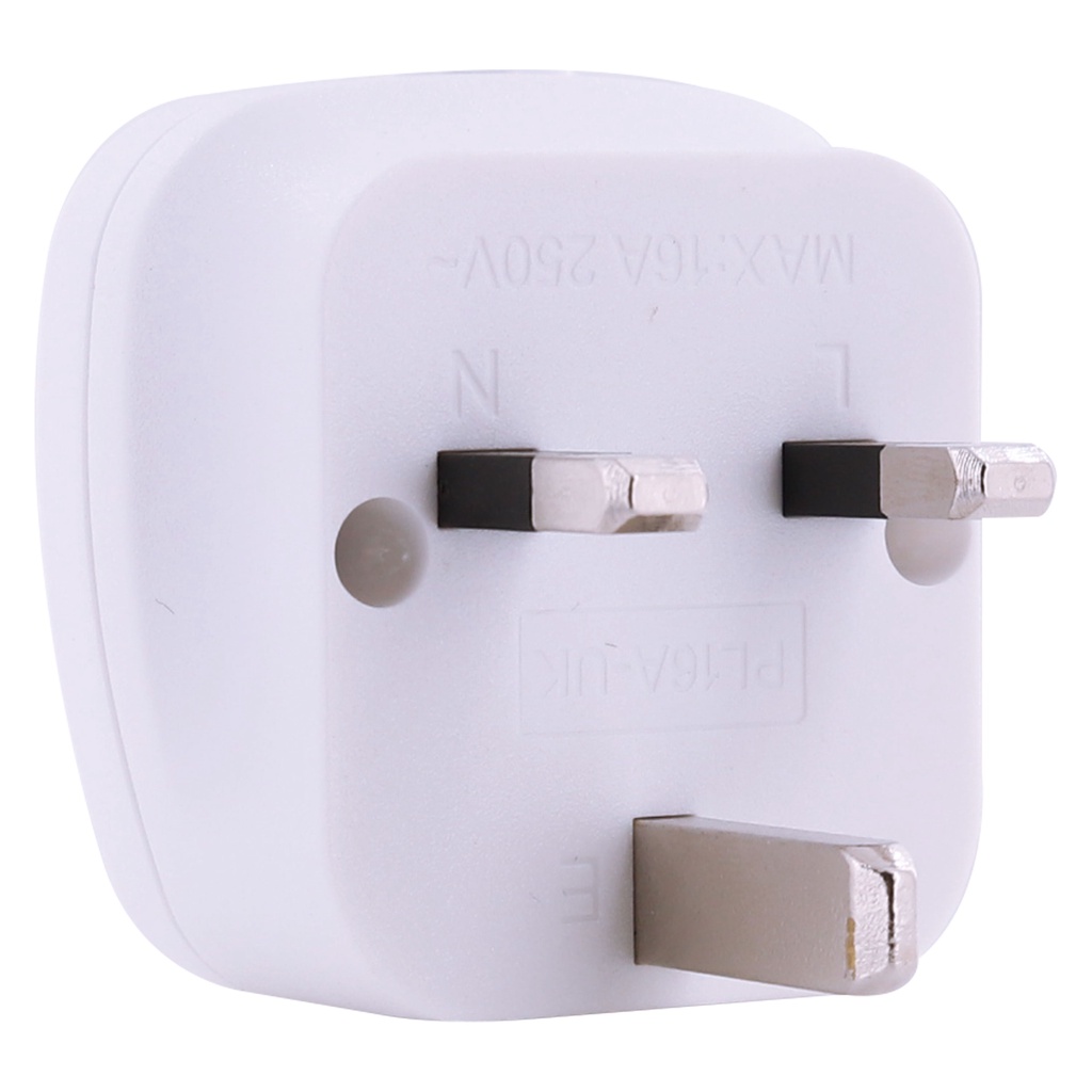 ‼️ ถูกที่สุด ส่งทุกวัน ปลั๊กอะแดปเตอร์ 2 ช่อง ขา UK  ยี่ห้อ Toshino รุ่น PL16A-UK เต้ารับนานาชาติ รองรับไฟ 3600 วัตต์ - รูปที่ 2