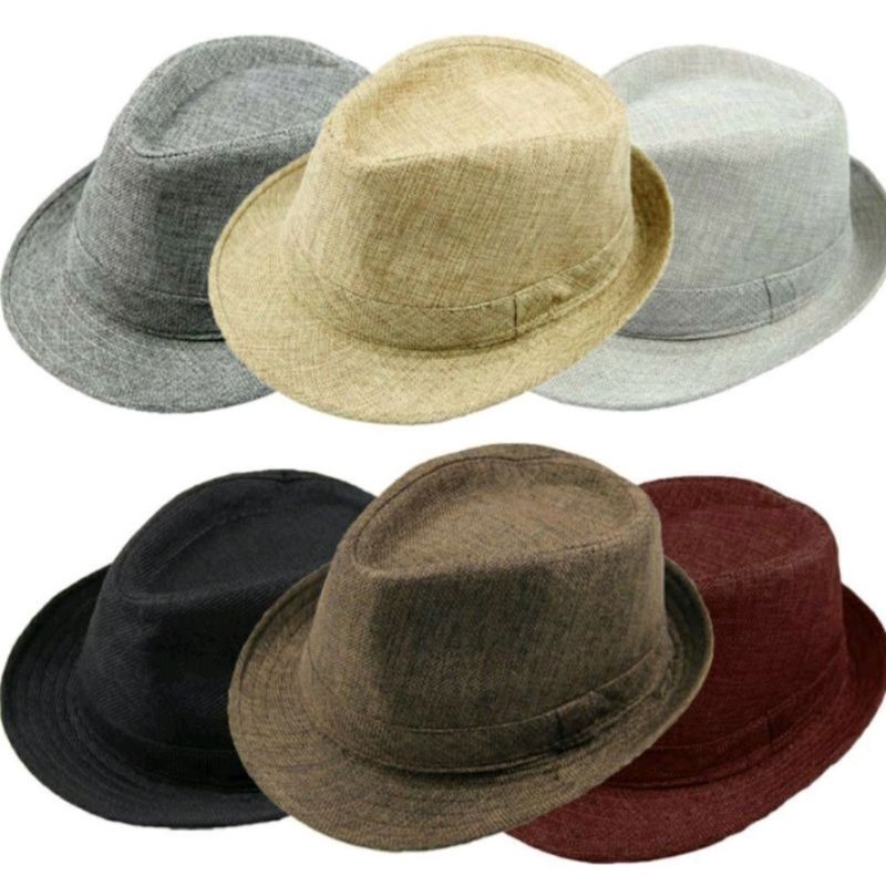 🧢หมวกแฟชั่น Fedora Hat หมวกปานามา UNISEX