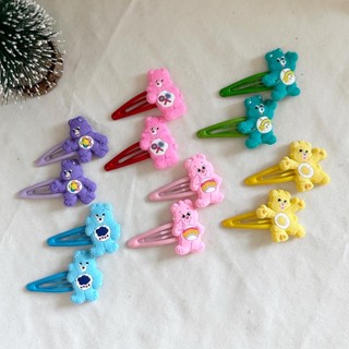 พร้อมส่ง‼️ กิ๊บติดผม ลายหมีแคร์แบร์ (ขายเป็นคู่)