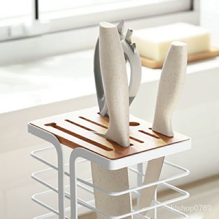 ชั้นวางของในครัว ที่เก็บมีดบนเคาน์เตอร์ ชั้นวาง Countertop knife storage rack A0380 ที่วางมีดทำครัว ชั้นวาง ที่เก็บมีด