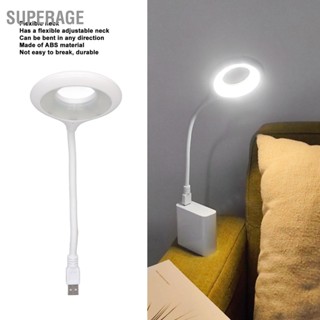 BSuperage โคมไฟกลางคืน Usb ควบคุมด้วยเสียง 3 สี ขนาดเล็ก สีขาว สําหรับบ้าน ห้องนอน ออฟฟิศ 5 ชิ้น