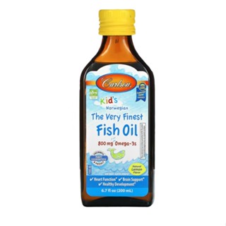 Carlson Kid’s Norwegian The Very Finest Fish Oil Natural Orange Flavor 800 mg 6.7 fl oz (200 ml)