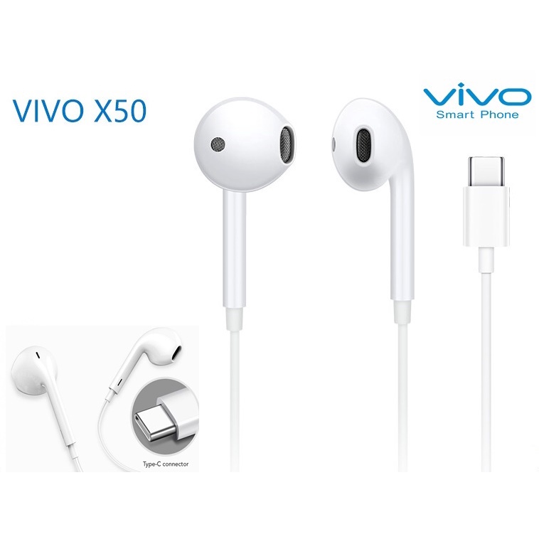 หูฟังแท้  Type C หูฟัง VIVO T15G/X30/X50/V19/V20/V21/V20SE/Y50/Y72  Y76 V20Pro V21 V23 X50Pro X60Pro X50 XE160 ของแท้ เส