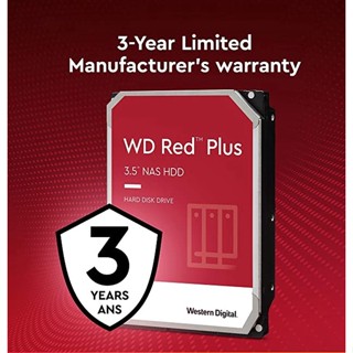 Hard Drive NAS 4TB5400 128MB  RED PLUS 3.5"WD40EFPX (รับประกัน3ปี)