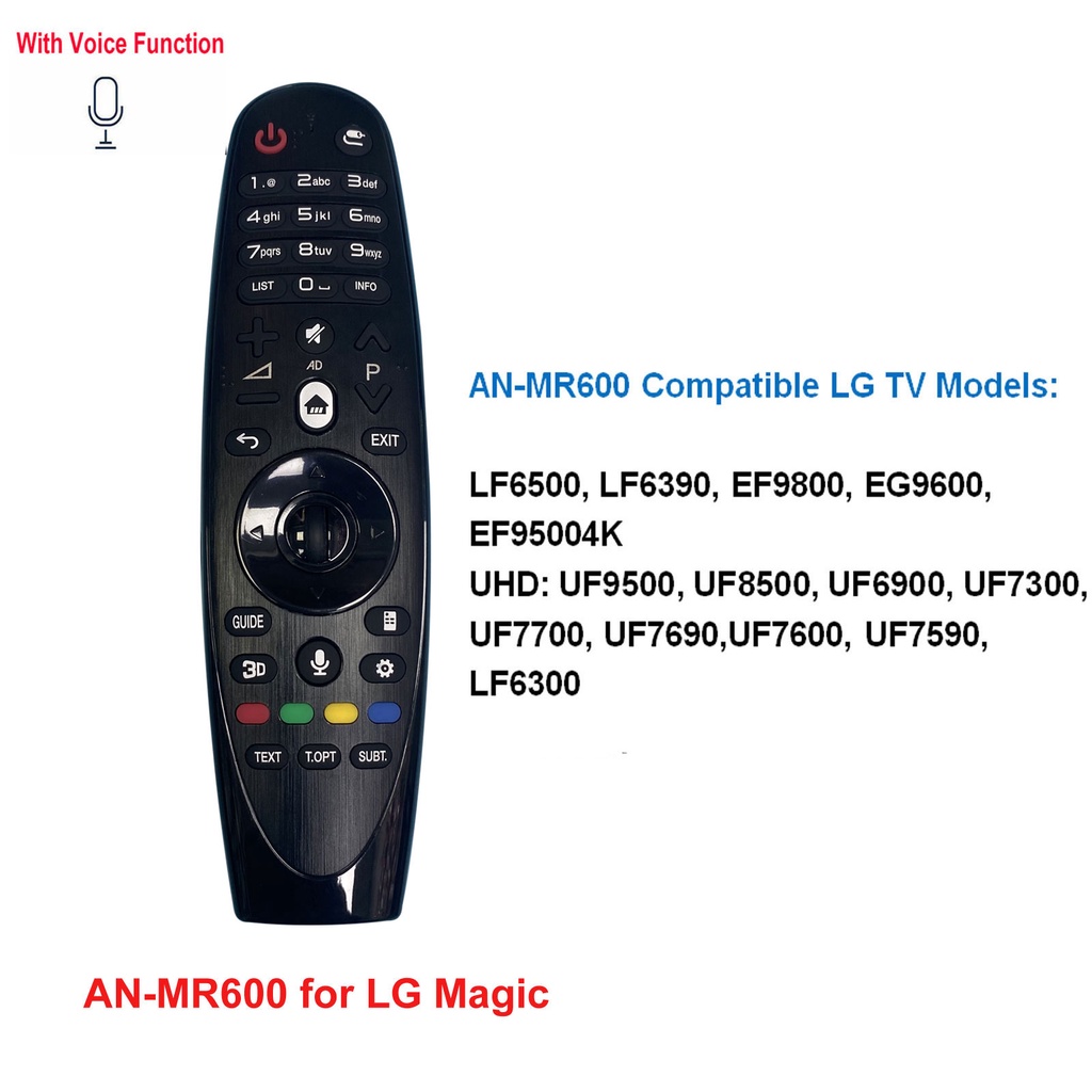 MR600 รีโมทคอนโทรล AN-MR600 สําหรับ LG Magic สมาร์ท LED TV พร้อมฟังก์ชั่นเสียงและฟังก์ชั่นเมาส์บินขอ