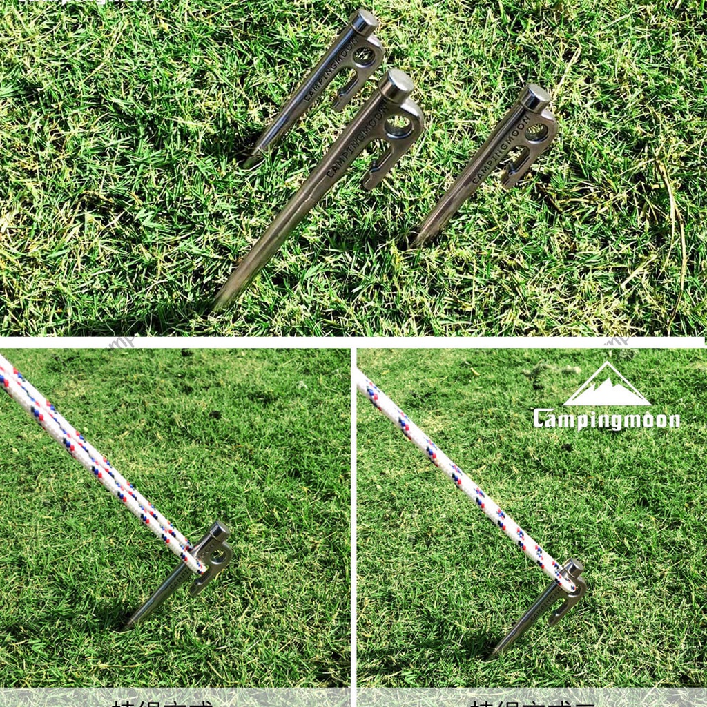 สมอบกสแตนเลส 402 Campingmoon Stainless Steel Nail มีให้เลือกหลายขนาด แข็งแรง ไม่คด ไม่งอ ไม่ขึ้นสนิม - รูปที่ 7