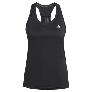 adidas เทรนนิง เสื้อกล้าม Primeblue Designed 2 Move 3-Stripes Sport ผู้หญิง สีดำ GL3792