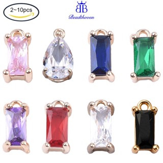 CHARMS ลูกปัดสีทอง 8 . 5X4 X 3 มม . 5 ชิ้น