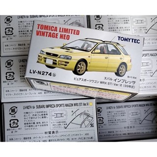 📀พร้อมส่ง Tomytec LV-N274b Subaru Impreza Pure Sports Wagon WRX STi Ver.VI (Yellow) 99 year model