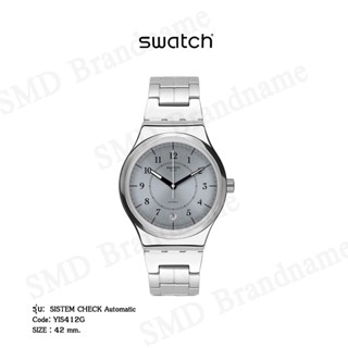 SWATCH นาฬิกาข้อมือ Sistem51 รุ่น SISTEM CHECK Automatic Code: YIS412G