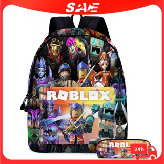 พร้อมส่ง กระเป๋าเป้สะพายหลัง ลายการ์ตูนเกม roblox roblox สําหรับเด็กนักเรียนประถม