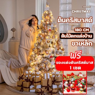 ⭐ 🎄【พร้อมส่ง/ ฟรี ! ของตกแต่ง 175 ชิ้น】🎄 ต้นคริสต์มาส christmas tree ต้นคริสต์มาสพร้อมตกแต่ง ต้นคริสมาสใหญ่ ต้นคริสมาส