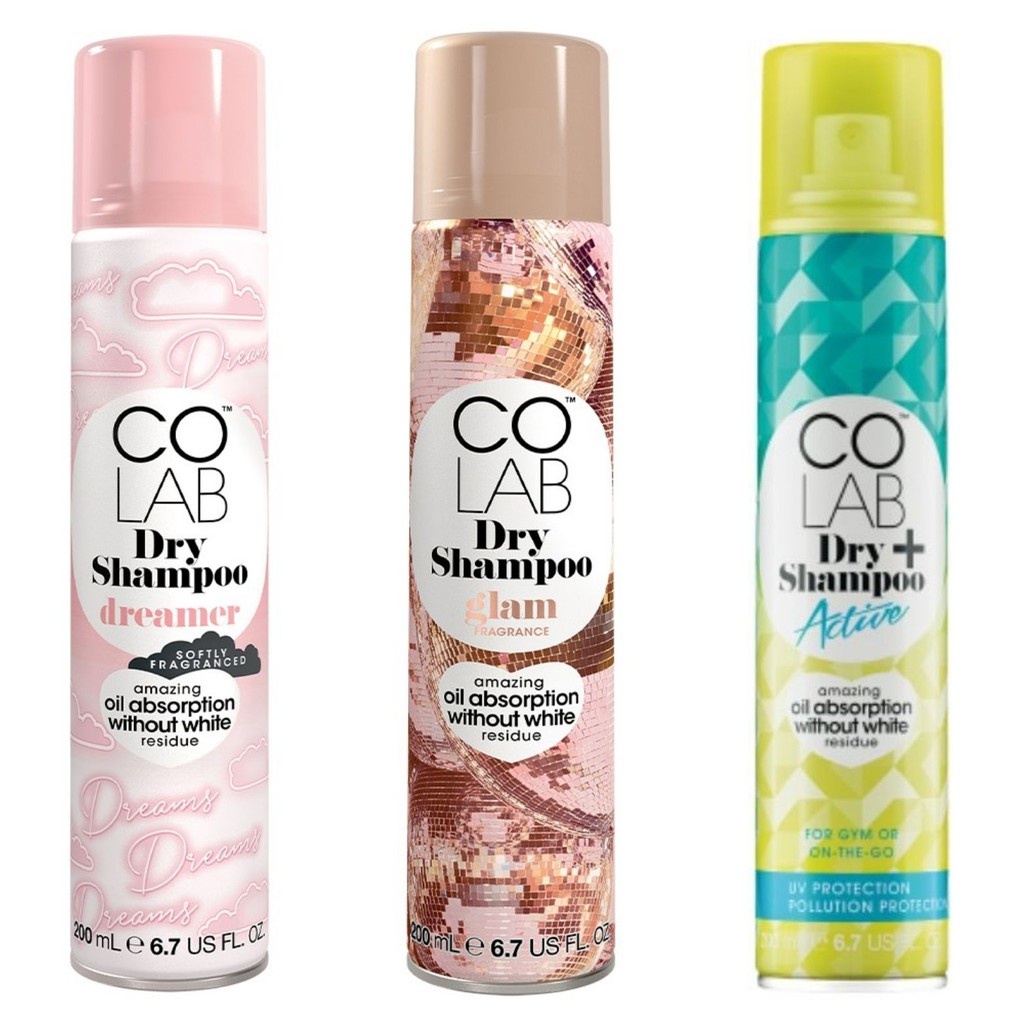 ของแท้/พร้อมส่ง COLAB Dry Shampoo 200ml. โคแล็บ ดรายแชมพู สเปรย์สระผมแห้ง