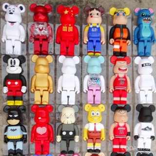 ของเล่นฟิกเกอร์ Bearbrick 400% ขนาด 28 ซม.